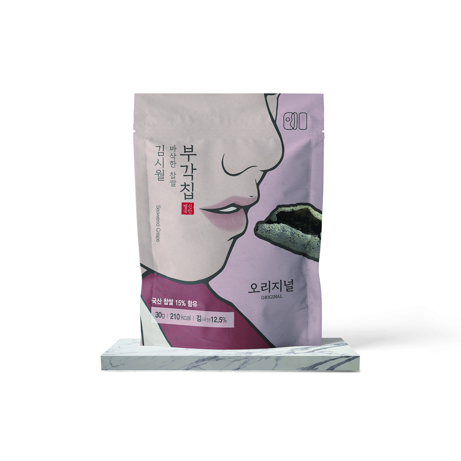 김시월 바삭한 찹쌀 부각칩
