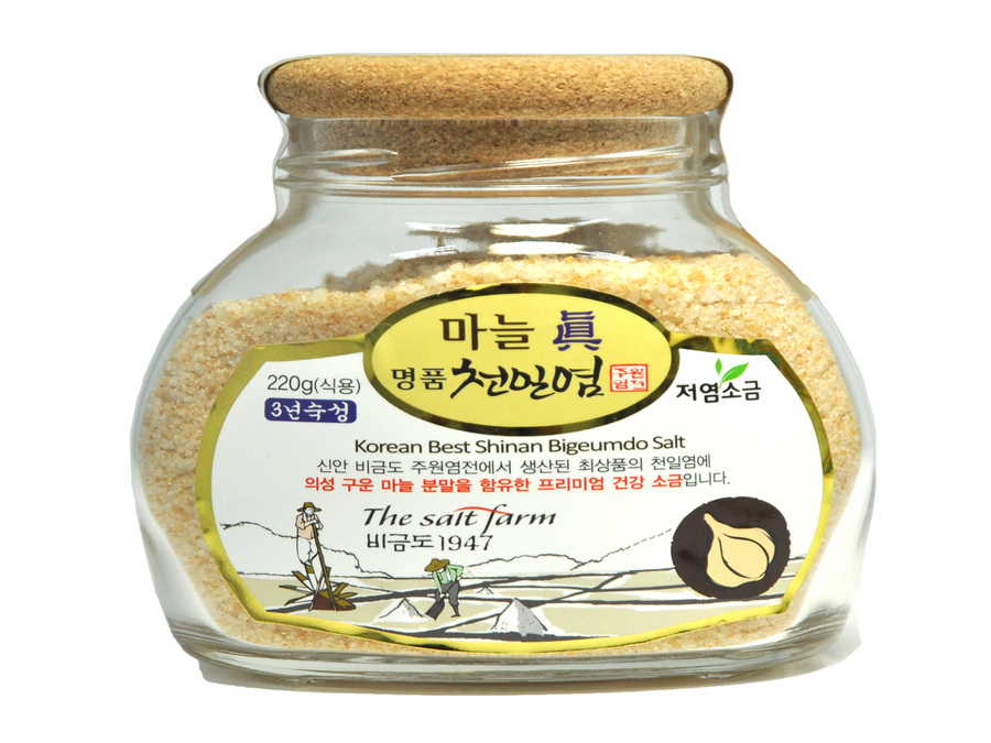 Summer Hatsaldameun Brand Sea Salt (Garlic Salt) –220g / glass bottle