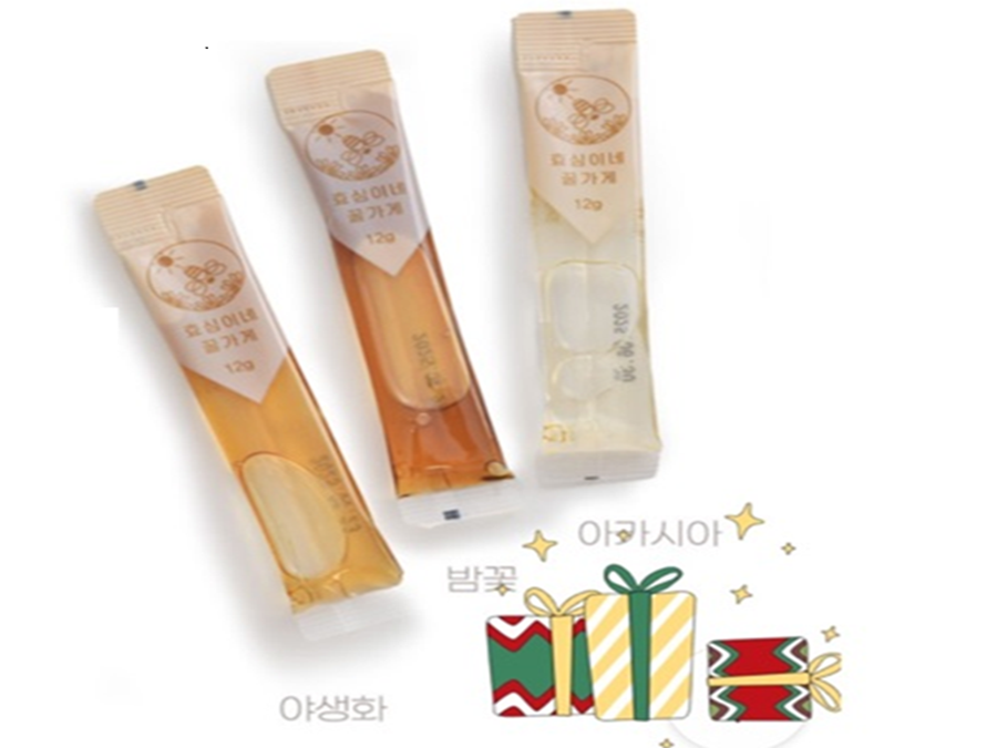 HYOSIM's honey shop. Natural honey stick cylindrical shape