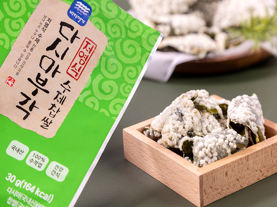 Kelp Bugak (Low-Salt Glutinous Rice Handmade Seaweed Snacks)